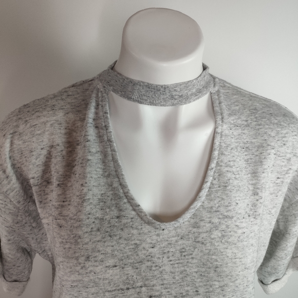 Garage Dress Gray Short Sleeve Size Large Pockets - Picture 3 of 8